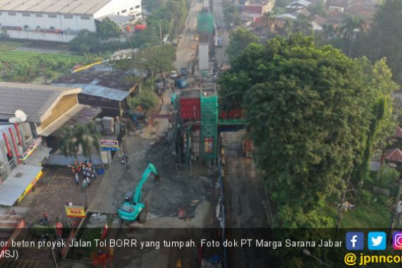 Cor Beton Proyek Jalan Tol BORR Tumpah - JPNN.COM