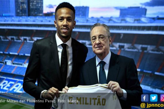 Sambutan Pertama Eder Militao Setelah Diperkenalkan Sebagai Pemain Real Madrid - JPNN.COM