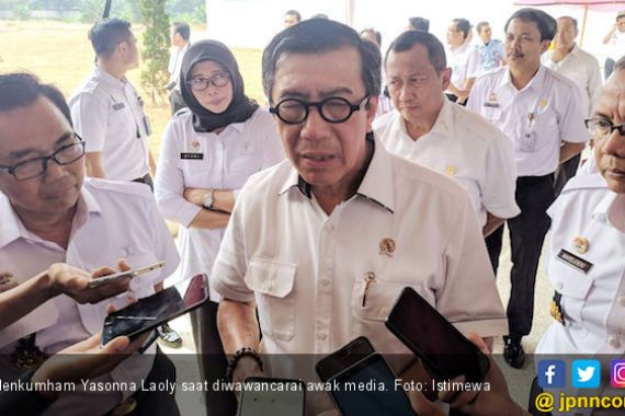 Resmikan Kampus Poltekim, Menkumham Sindir Wali Kota Tangerang - JPNN.COM