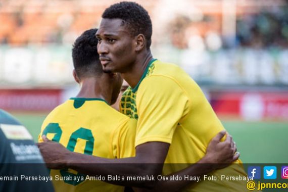 Penjelasan Pelatih Persebaya soal Amido Balde dan David da Silva - JPNN.COM