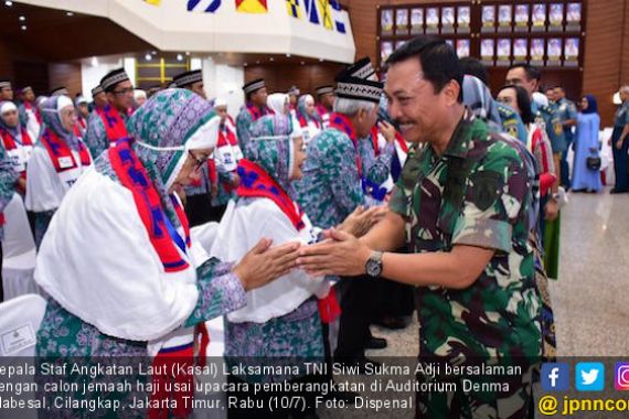 Pesan Laksamana Siwi Saat Melepas 82 Calon Jemaah Haji TNI AL 2019 - JPNN.COM