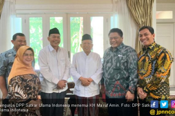 KH Ma’ruf Amin Dorong Satkar Ulama Indonesia Bangun Perekonomian Keumatan - JPNN.COM