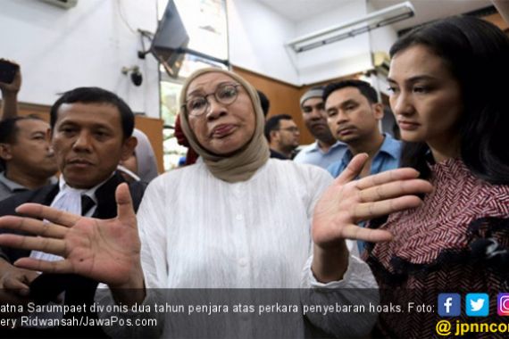 Tok Tok, Ini Bukan Hoaks! Ratna Sarumpaet Divonis 2 Tahun Penjara - JPNN.COM