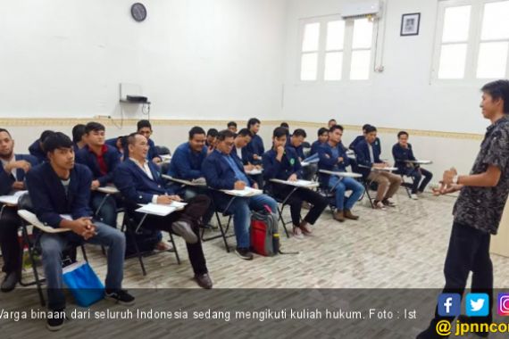Warga Binaan yang Terpilih dari Seluruh Indonesia Bisa Kuliah Hukum Hingga S1 - JPNN.COM