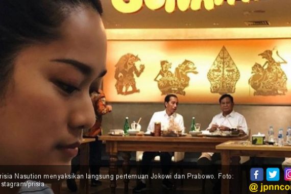 Kok Prisia Nasution Ada di Lokasi Pertemuan Jokowi dan Prabowo? - JPNN.COM