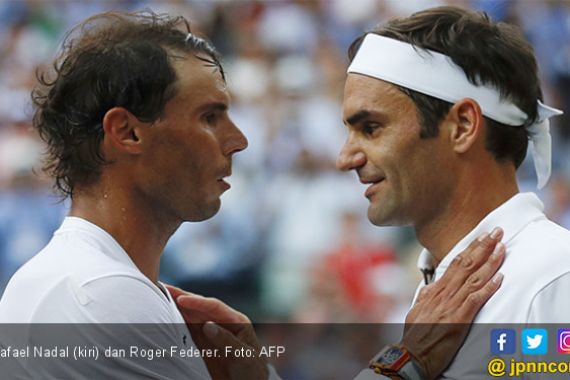Kalah, Rafael Nadal Habis-habisan Memuji dan Mendoakan Roger Federer - JPNN.COM