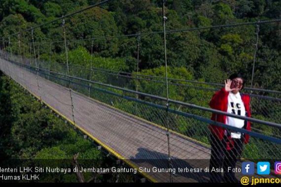 Yuk ke Wisata Alam Jembatan Gantung Situ Gunung - JPNN.COM