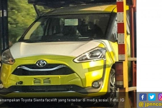 Bocor Penampakan Toyota Sienta Facelift, Netizen: Seperti Pakai Behel Gigi - JPNN.COM