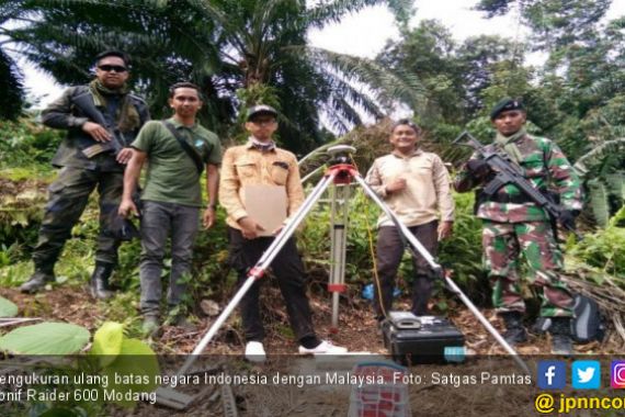 Polemik Bertahun-Tahun, Batas Wilayah Indonesia dan Malaysia Diukur Ulang - JPNN.COM