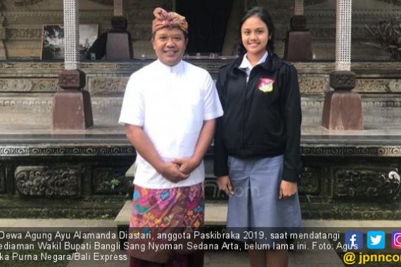 Alamanda si Cantik Anggota Paskibraka 2019, Siapkan Pertanyaan kepada Jokowi - JPNN.COM