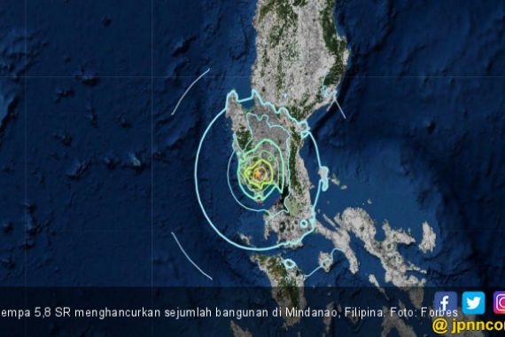 Mindanao Porak-poranda Diguncang Gempa 5,8 SR - JPNN.COM