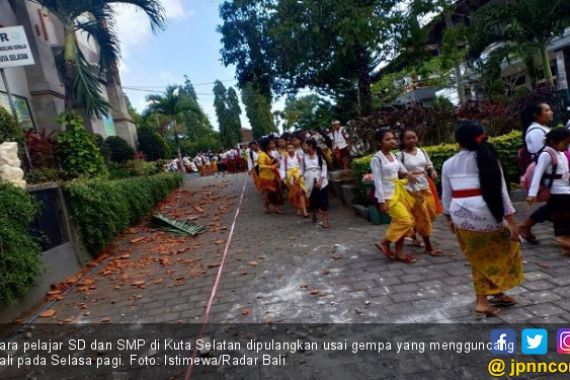 Gempa Bali: Bangunan Sekolah Rusak, Siswa Dipulangkan Lebih Cepat - JPNN.COM