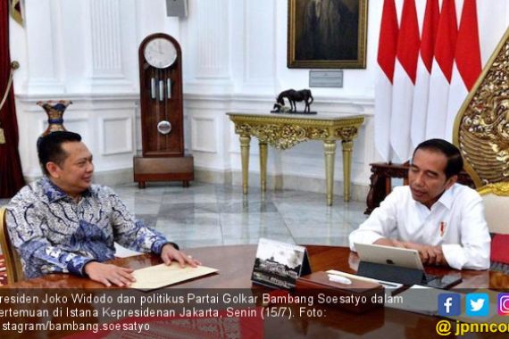 Ada Isyarat Jokowi Nyaman dengan Bamsoet Jelang Munas Golkar - JPNN.COM