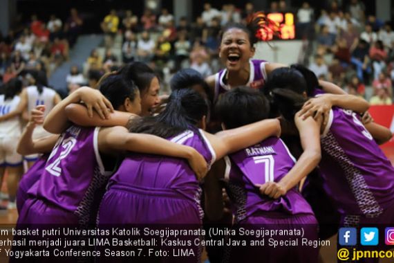 Tim Putri Unika Soegijapranata Juara LIMA Basketball: Kaskus CJYC Season 7 - JPNN.COM
