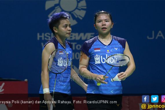 Greysia/Apriyani Gugur, Indonesia Sisakan 3 Wakil di Semifinal Taiwan Open 2019 - JPNN.COM
