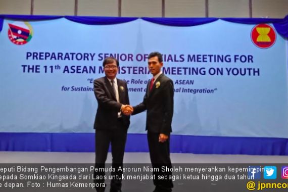 Sukses Pimpin ASEAN SOMY, Asrorun Niam Serah Terima Jabatan pada Somkiao Kingsada - JPNN.COM