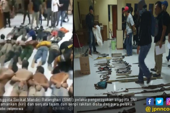 Polisi Sita Senpira dan Sajam dari Pelaku Pengeroyokan Anggota TNI - JPNN.COM