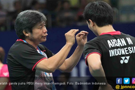 Minions vs Daddies di Final Blibli Indonesia Open 2019, Herry IP: Saya Minum Kopi Saja di Tribune - JPNN.COM