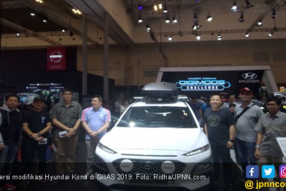 Hyundai Kona Menginspirasi pencinta Modifikasi dari Lantai GIIAS 2019 - JPNN.COM