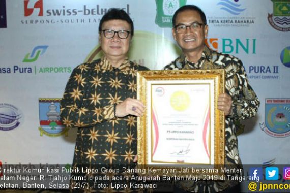 Majukan Banten, Lippo Karawaci Raih Penghargaan Bergengsi - JPNN.COM