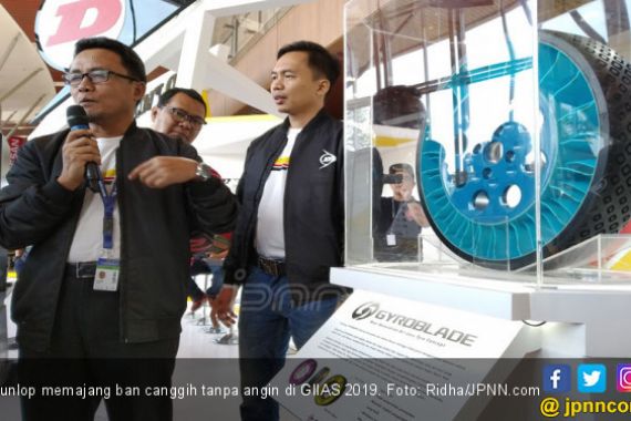 Mengintip Inovasi Ban Tanpa Angin Dunlop di GIIAS 2019 - JPNN.COM