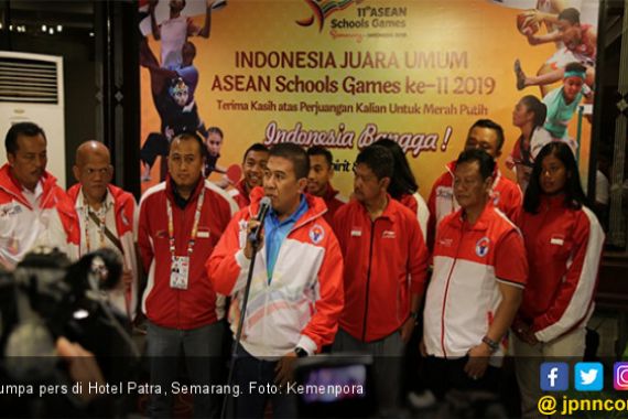 Indonesia Juara Umum ASG 2019, Kemenpora: Terima Kasih, Atlet Muda - JPNN.COM