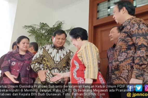 Prabowo Bertemu Megawati, Ada Peran Kepala BIN Lagi? - JPNN.COM