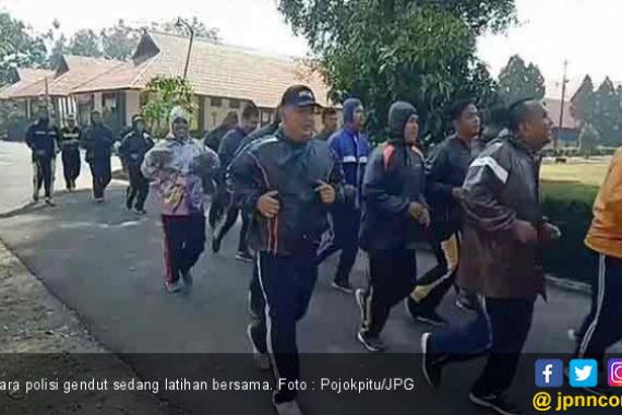 Horeee ! Berat Badan 50 Polisi Gendut Makin Menyusut - JPNN.COM