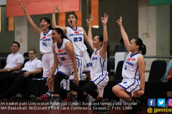 LIMA Basketball: Putri Unair Hancurkan Universitas Merdeka 103-18 - JPNN.COM
