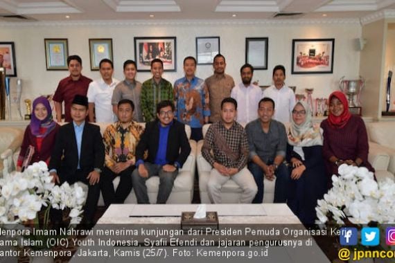 Bertemu Menpora, OIC Youth Indonesia Apresiasi Prestasi Olahraga Tim Merah Putih - JPNN.COM