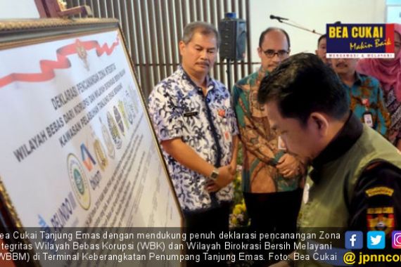 Bea Cukai Tanjung Emas Dukung Deklarasi Pencanangan WBK-WBBM - JPNN.COM