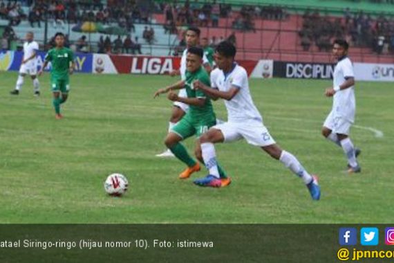 Gol Natanael Bawa PSMS Unggul atas Sriwijaya FC pada Babak Pertama - JPNN.COM