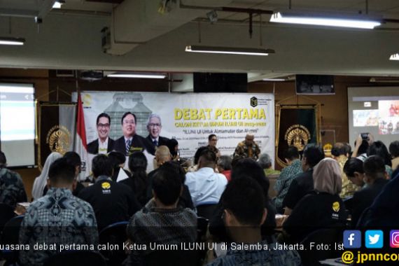 Debat Pertama: 3 Calon Ketum Baru Sepakat Bawa ILUNI UI Netral dari Politik - JPNN.COM