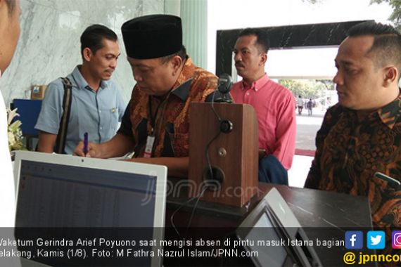 Arief Poyuono Isi Absen di Istana, Siapa yang Mengundang, Mas? - JPNN.COM