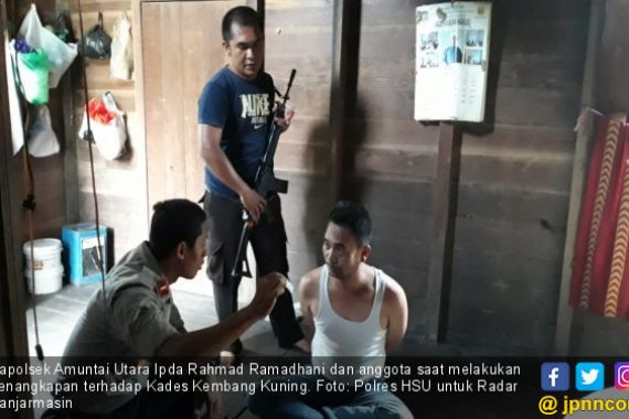 Berbuat Hal Terlarang, Kepala Desa Kembang Kuning Diciduk Polisi - JPNN.COM