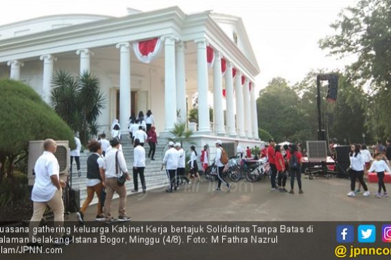 Jokowi Kumpulkan Menteri dan Keluarga di Istana Bogor, Acara Perpisahan? - JPNN.COM