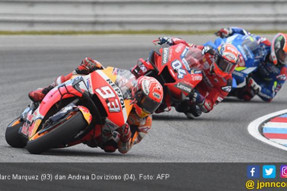 Marc Marquez dan Andrea Dovizioso Sama-Sama Senang - JPNN.COM