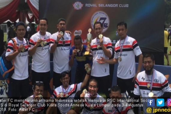 Raih Juara di Malaysia, Aster FC Harumkan Nama Indonesia - JPNN.COM