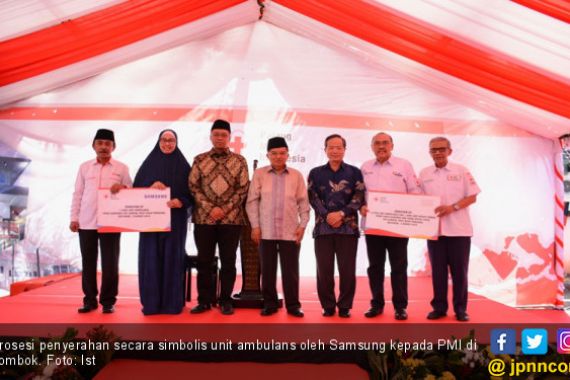 Bantu Rehabilitasi Lombok, Samsung Indonesia Donasikan Unit Ambulans - JPNN.COM