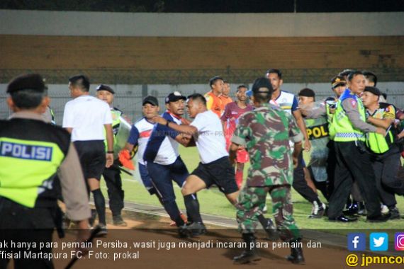 Persiba Laporkan Aksi Brutal Penggawa Martapura FC ke Pengawas Pertandingan - JPNN.COM