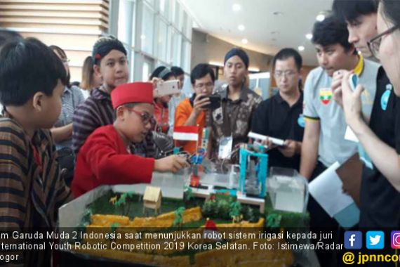 Robot Kreatif Tim Garuda Muda 2 Indonesia Menang di Ajang Internasional - JPNN.COM