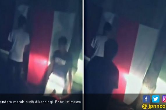Polisi Akan Selidik Video Pemuda Kencingi Bendera Merah Putih - JPNN.COM