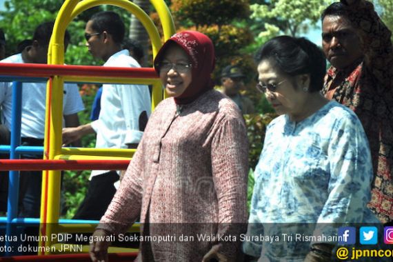 Risma Masuk Pengurus Pusat PDIP, Megawati: Ajaib Juga - JPNN.COM