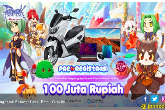 Buru Hadiah Rp 100 Juta untuk Pre-Registrasi Ragnarok Forever Love - JPNN.COM