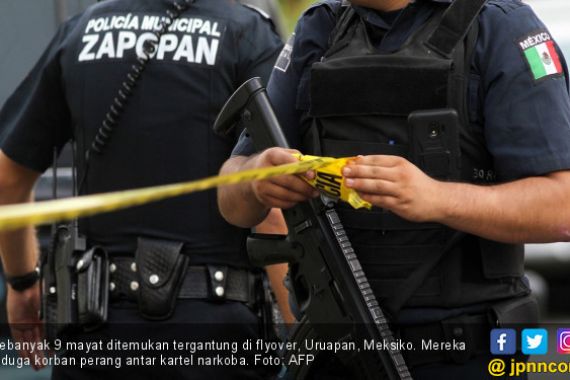 Horor, Kartel Narkoba Gantung 9 Mayat di Flyover - JPNN.COM