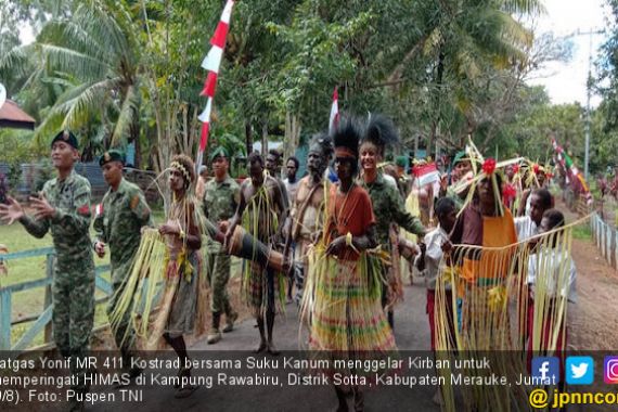 Gelar Kirab Keliling Kampung Rawabiru untuk Memperingati HIMAS - JPNN.COM