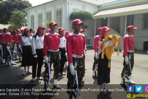 Calon Paskibraka Mulai Masuk Istana untuk Jalani Latihan - JPNN.COM