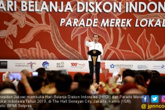 Buka Hari Belanja Diskon, Jokowi: Pasar Indonesia Jangan Dikuasai Merek Asing - JPNN.COM