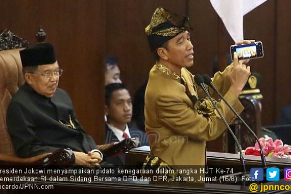 Jokowi Sebut Nama-nama Partai Pendukung Lebih Awal, Gerindra Belakangan - JPNN.COM