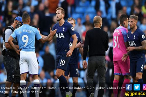 Drama VAR Warnai Hasil Imbang Manchester City vs Tottenham Hotspur - JPNN.COM
